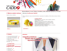 Tablet Screenshot of caddo.pl